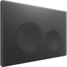 Клавиша смыва для инсталляции TERMINUS CLASSIC кнопка круг цвет воронёная сталь