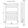 Полотенцесушитель электрический TERMINUS ЕНИСЕЙ П9 500х700 (Sensor Quick Touch)