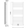 Полотенцесушитель электрический TERMINUS ГРЕТА П14 500x1060, ТЭН HT-1 300W, левый/правый