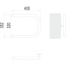 Полотенцесушитель TERMINUS П-обр AISI 32х2 320х400