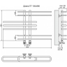 Полотенцесушитель водяной TERMINUS ДИАНА П7 100х560 (2+3+2)